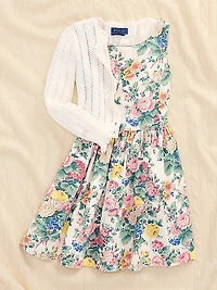 Little Girl's & Girl's Cotton Knit Cardigan