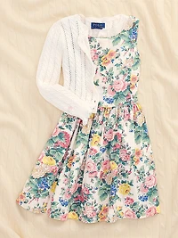 Little Girl's & Girl's Cotton Knit Cardigan