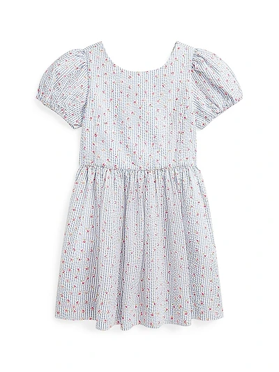 Little Girl's & Printed Seersucker Dress