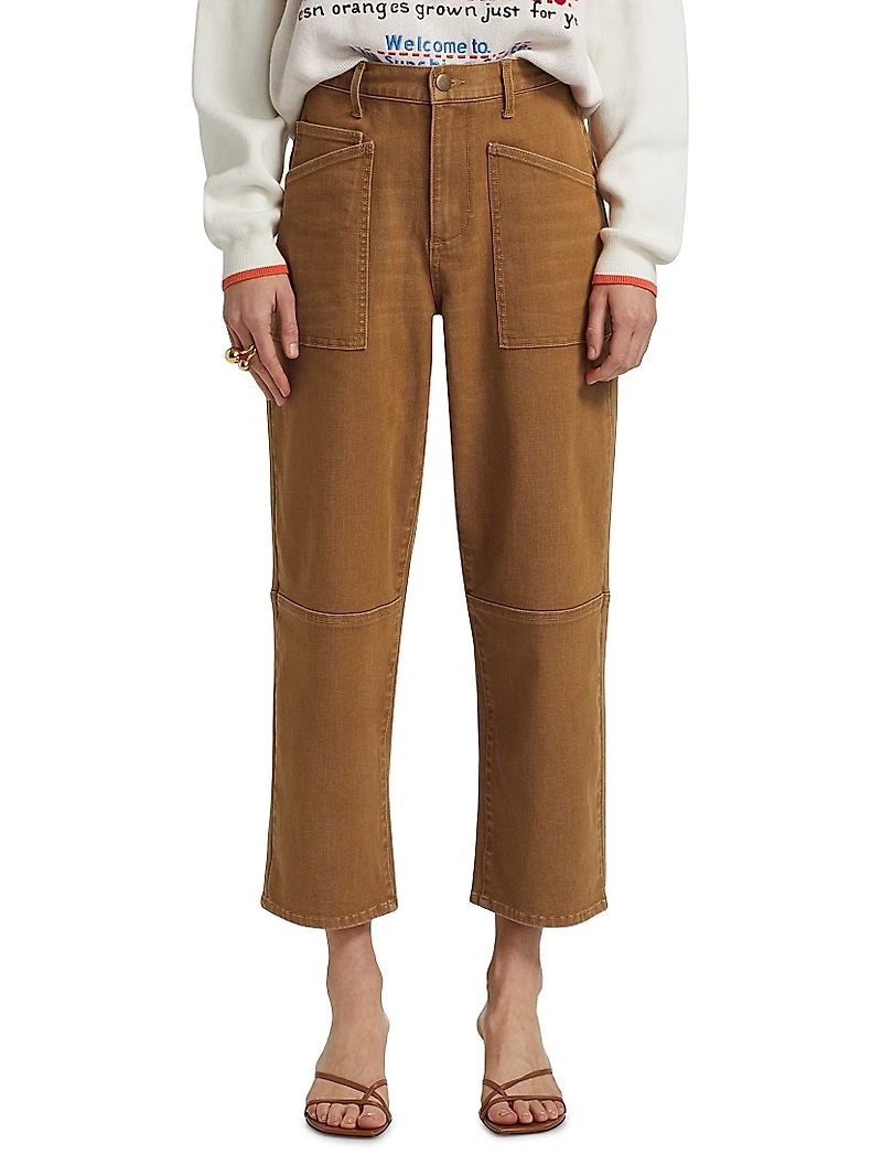 Mallory Stretch Twill Ankle Jeans