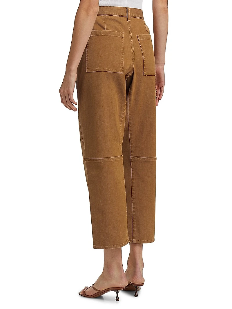 Mallory Stretch Twill Ankle Jeans