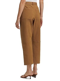 Mallory Stretch Twill Ankle Jeans
