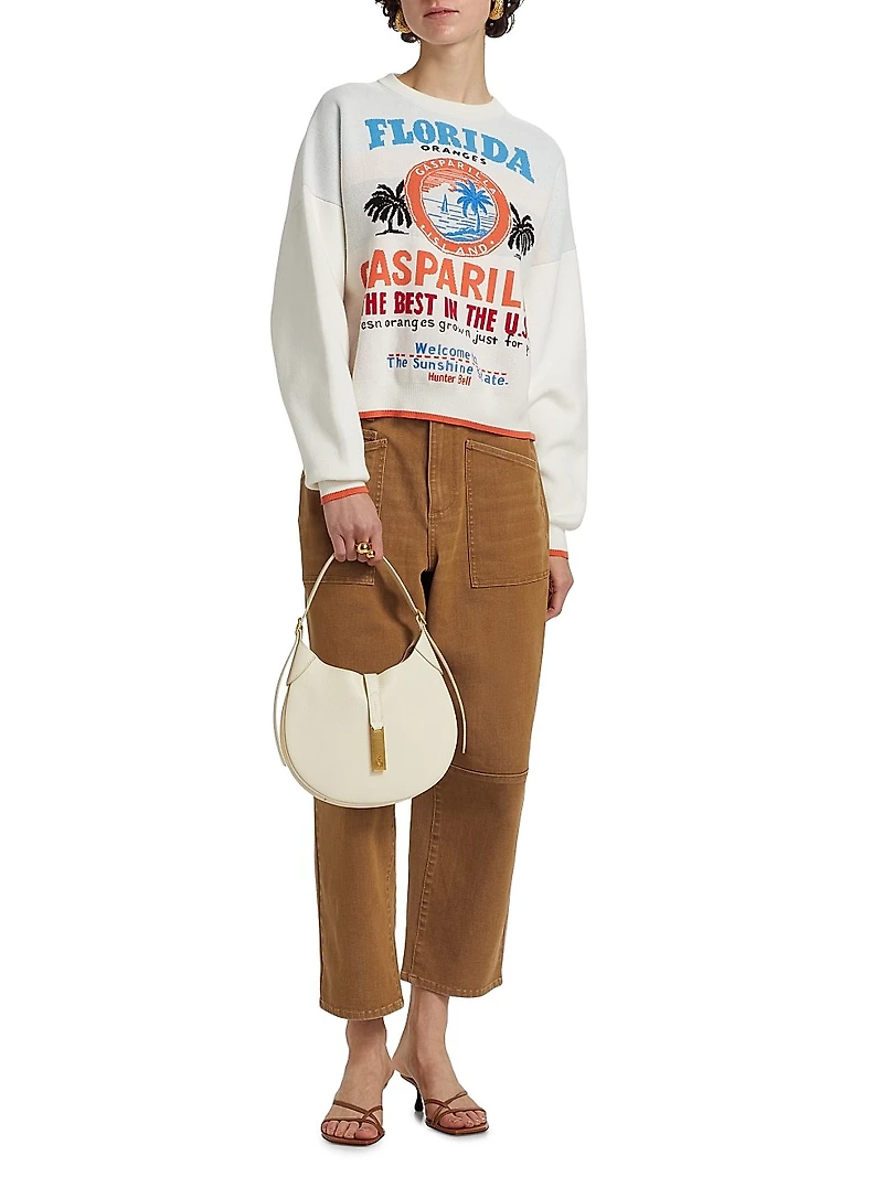 Mallory Stretch Twill Ankle Jeans