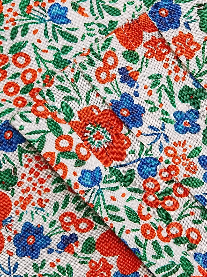 Casey Linen-Blend Floral Midi-Dress