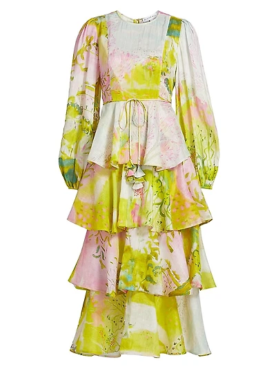 Chelsea Tiered Floral Maxi Dress