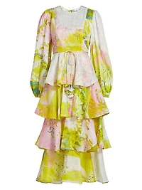 Chelsea Tiered Floral Maxi Dress