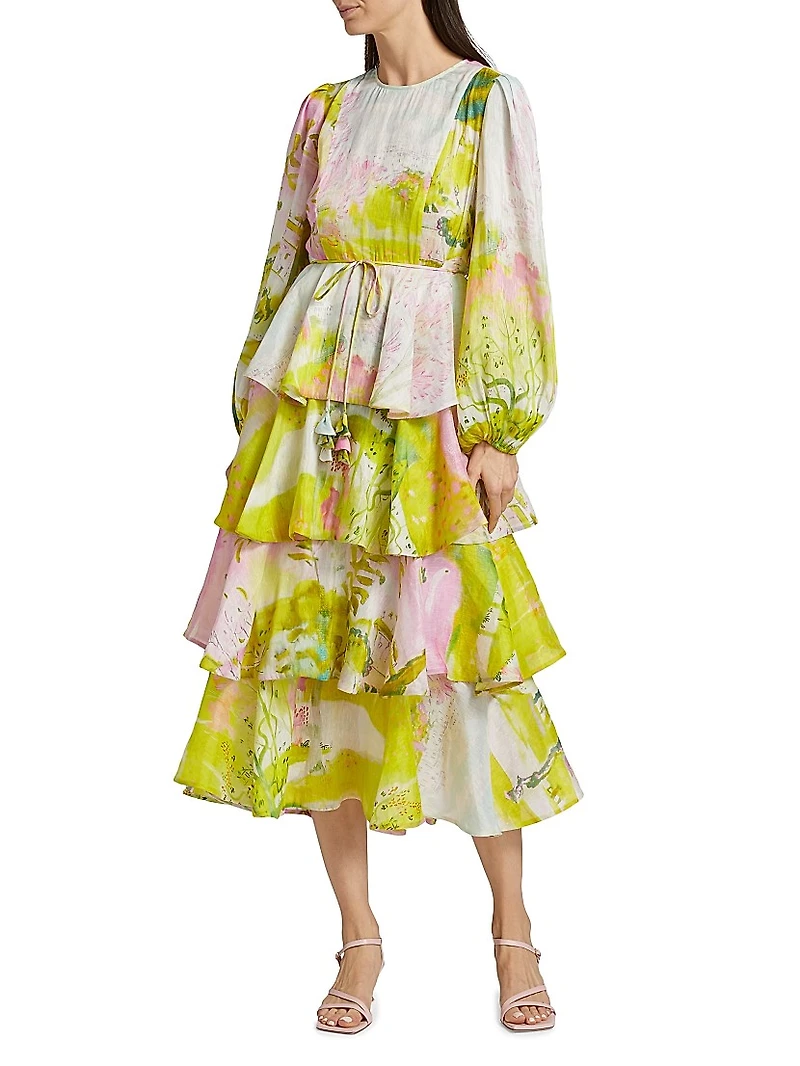 Chelsea Tiered Floral Maxi Dress