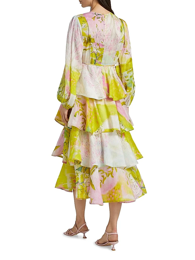 Chelsea Tiered Floral Maxi Dress