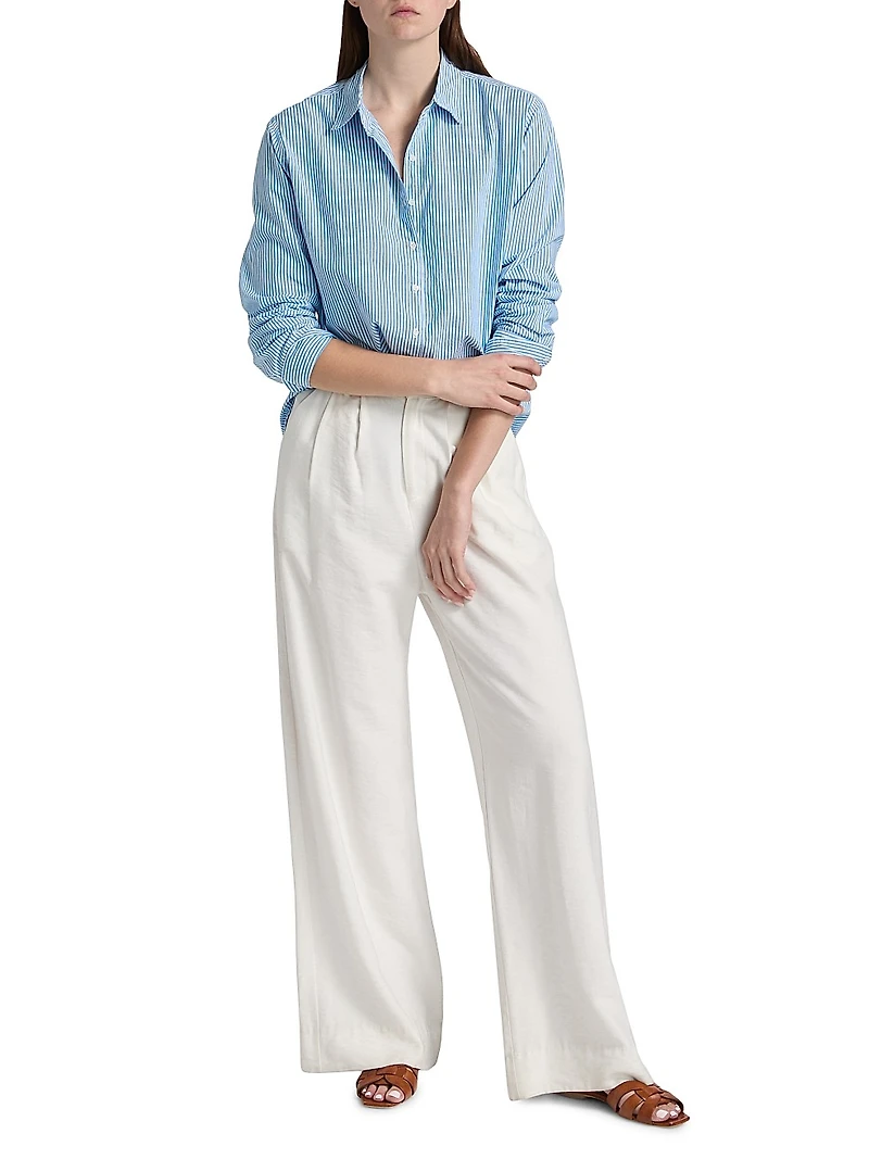 Beau Cotton Striped Shirt