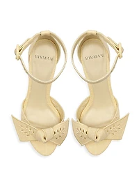 Maxi Clarita 75MM Embroidered Knotted Sandals