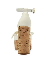 Maxi Clarita Flare 120MM Leather Platform Sandals