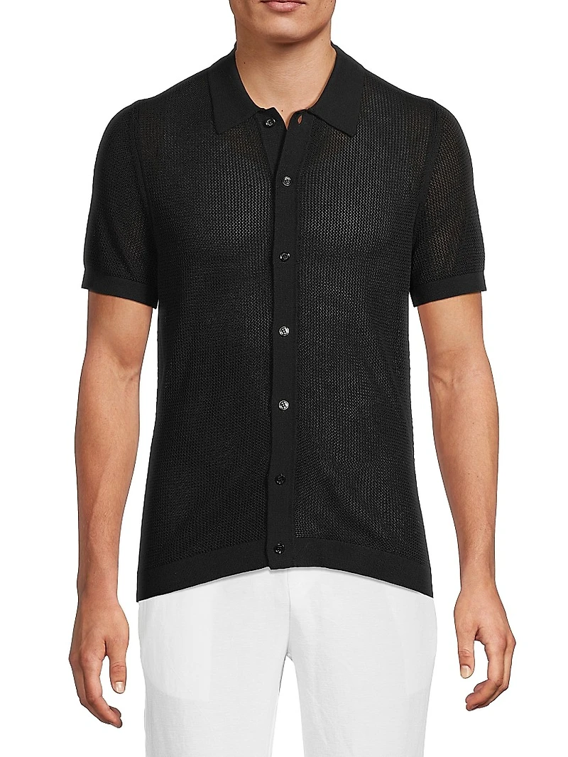 Crochet Cotton Shirt