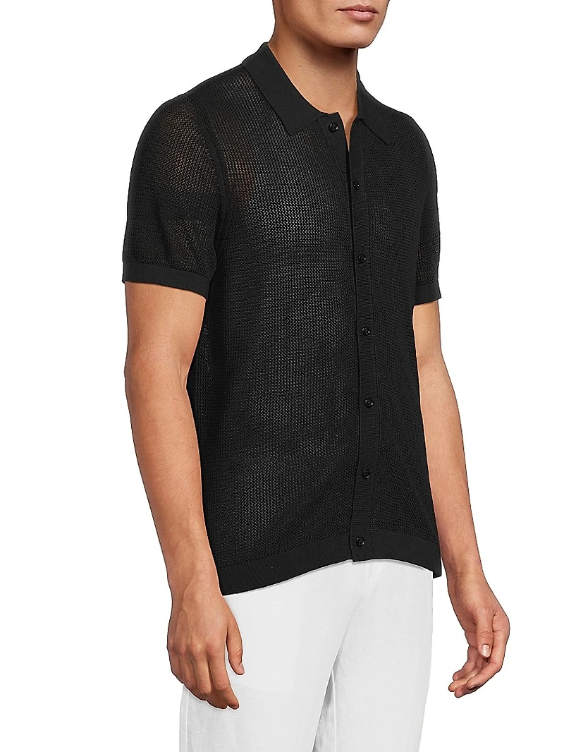 Crochet Cotton Shirt