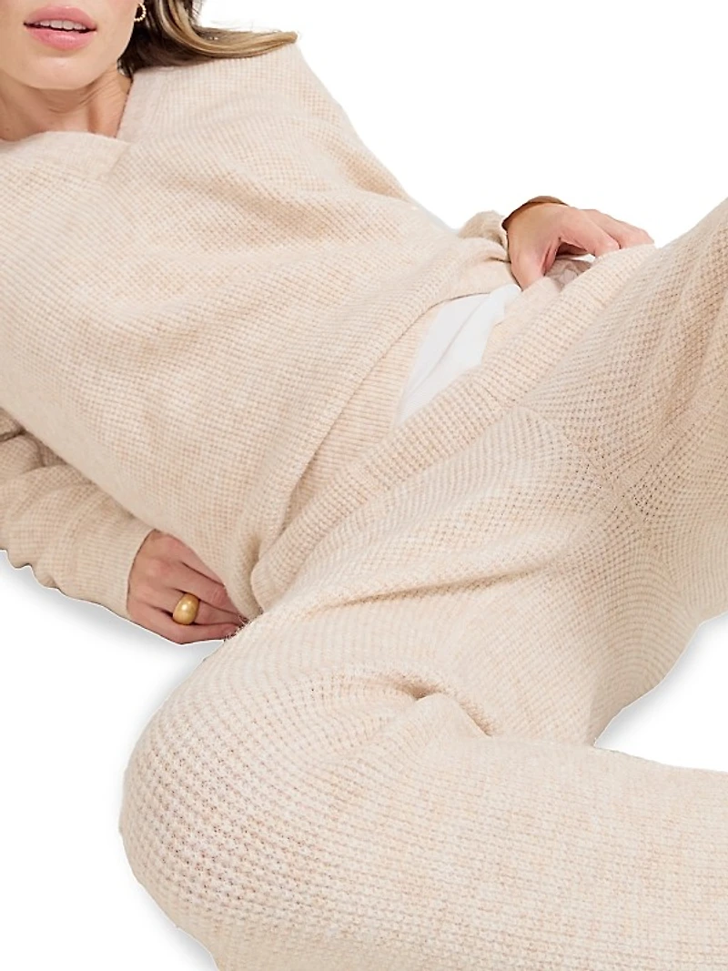 The Cozy Waffle Maternity Joggers