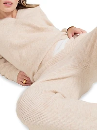 The Cozy Waffle Maternity Joggers