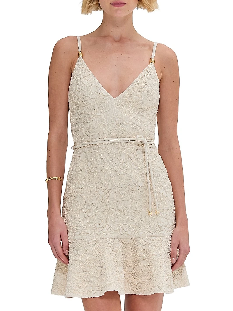 Papillon Jacquard A-Line Minidress