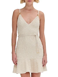 Papillon Jacquard A-Line Minidress