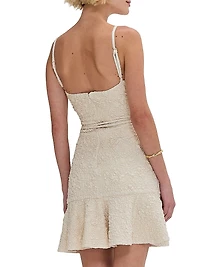 Papillon Jacquard A-Line Minidress