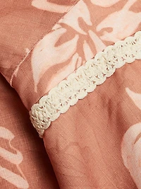 Artichoke Puff-Sleeve Minidress