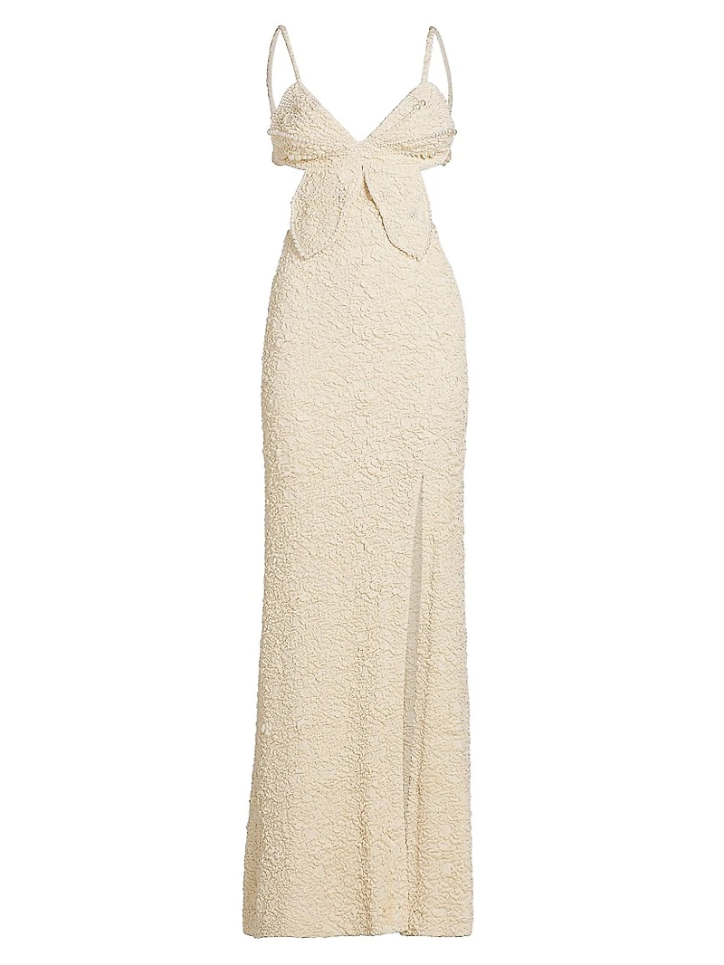 Papillon Jacquard Butterfly Maxi Dress