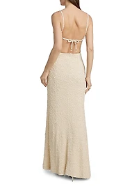 Papillon Jacquard Butterfly Maxi Dress
