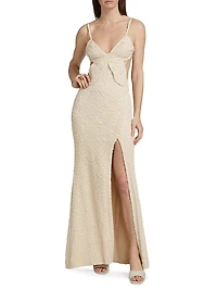 Papillon Jacquard Butterfly Maxi Dress