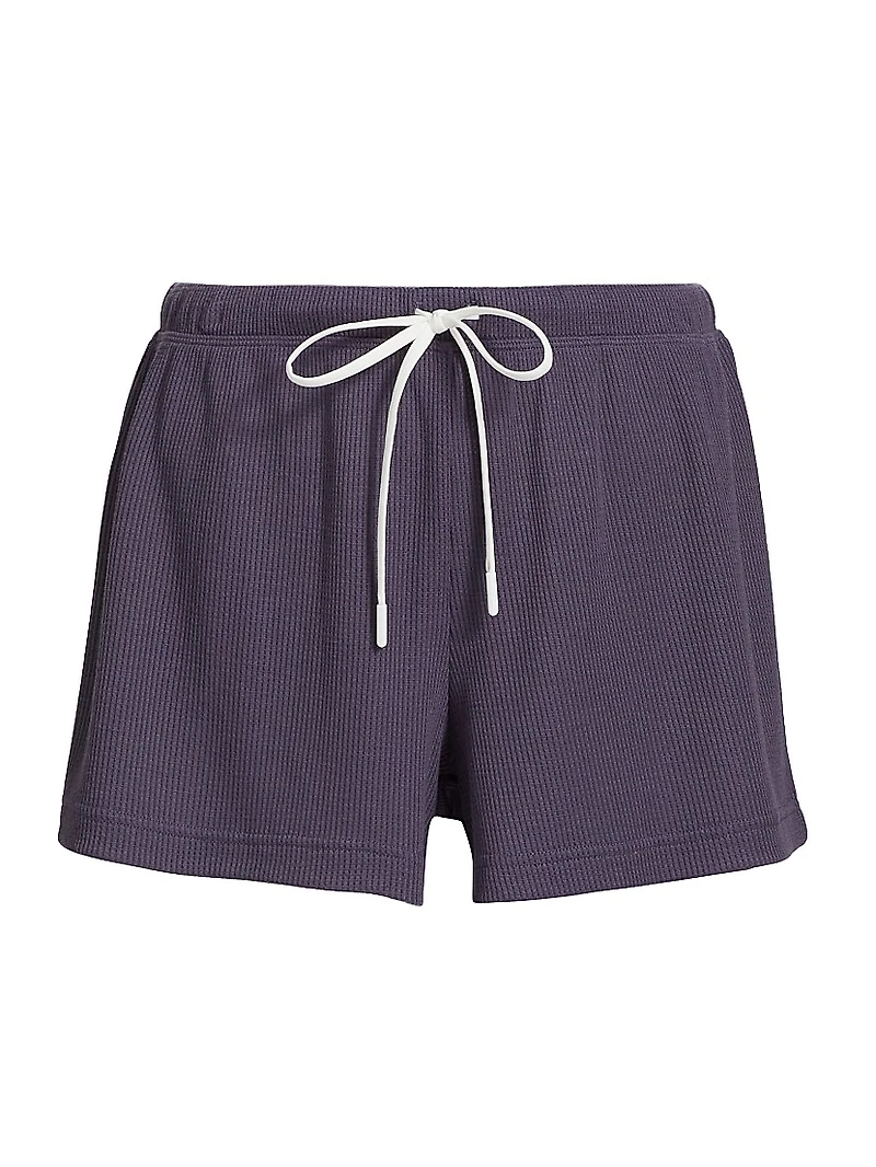 Mila Waffle-Knit Shorts