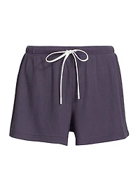 Mila Waffle-Knit Shorts