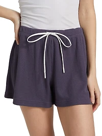 Mila Waffle-Knit Shorts