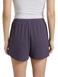 Mila Waffle-Knit Shorts
