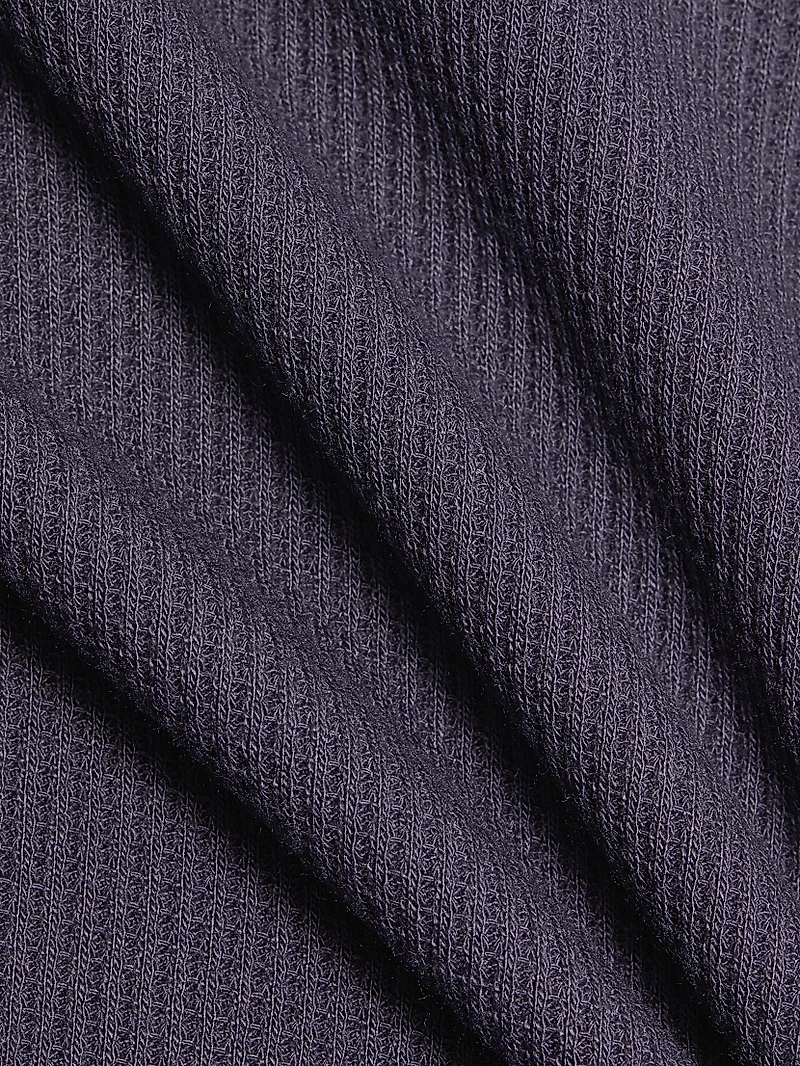 Mila Waffle-Knit Hoodie