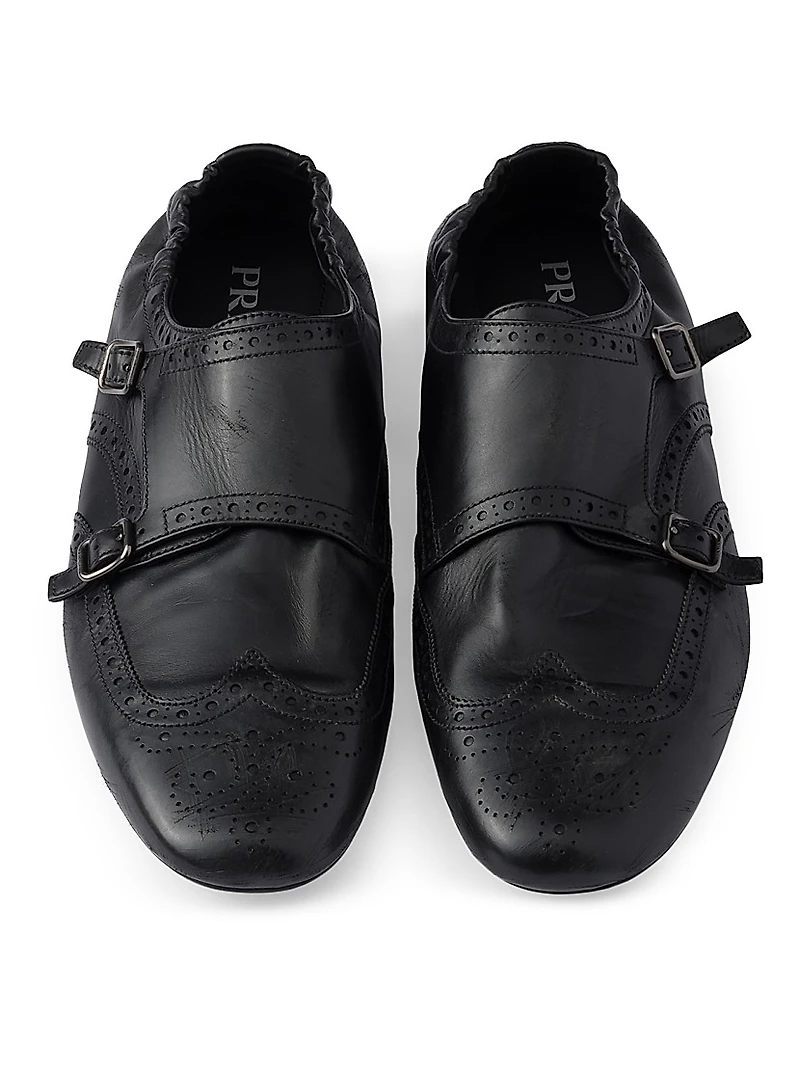 Double Monk Strap Shoes