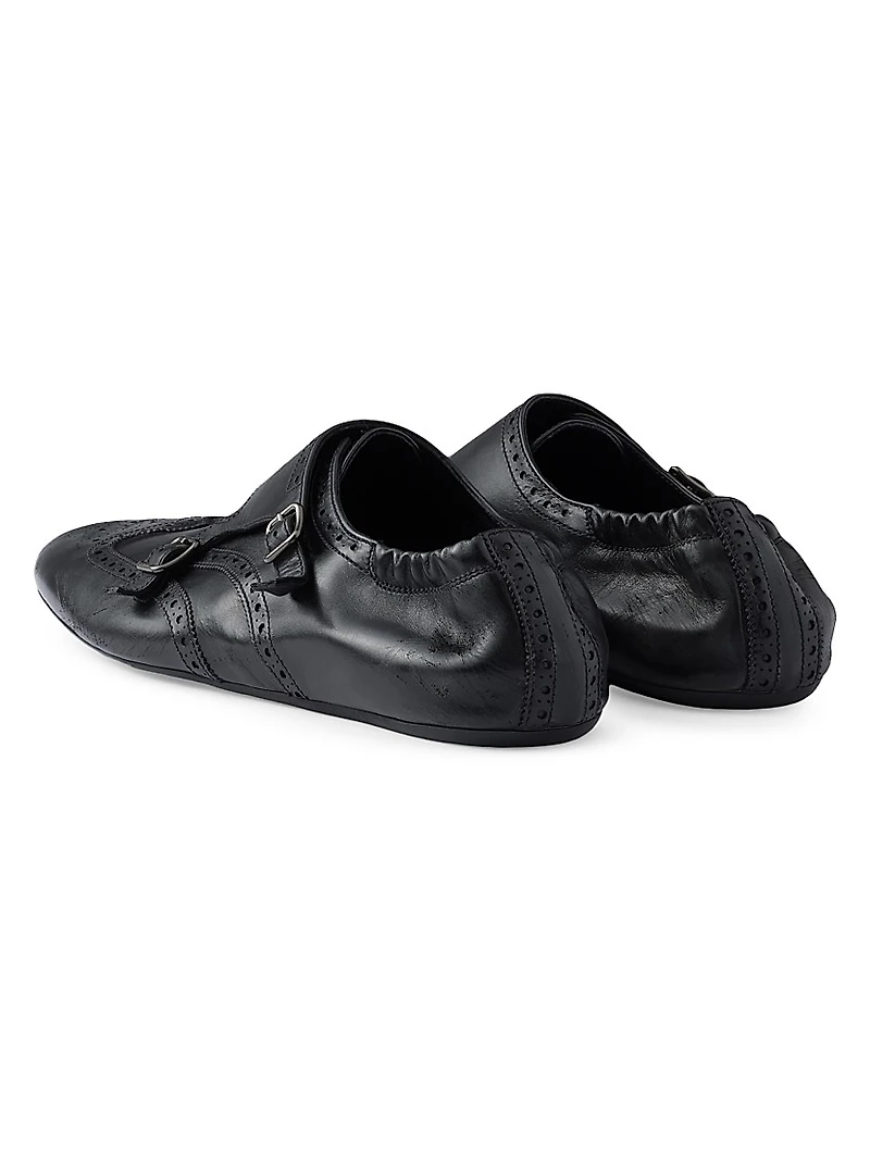 Double Monk Strap Shoes