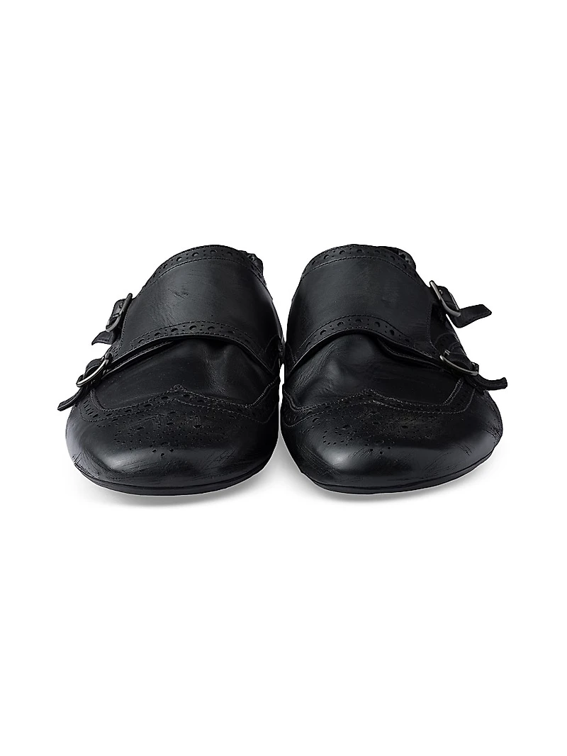 Double Monk Strap Shoes