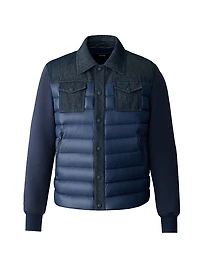 Donovan Quilted Contrast Snap Jacket