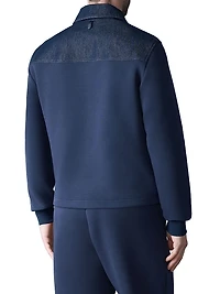 Donovan Quilted Contrast Snap Jacket