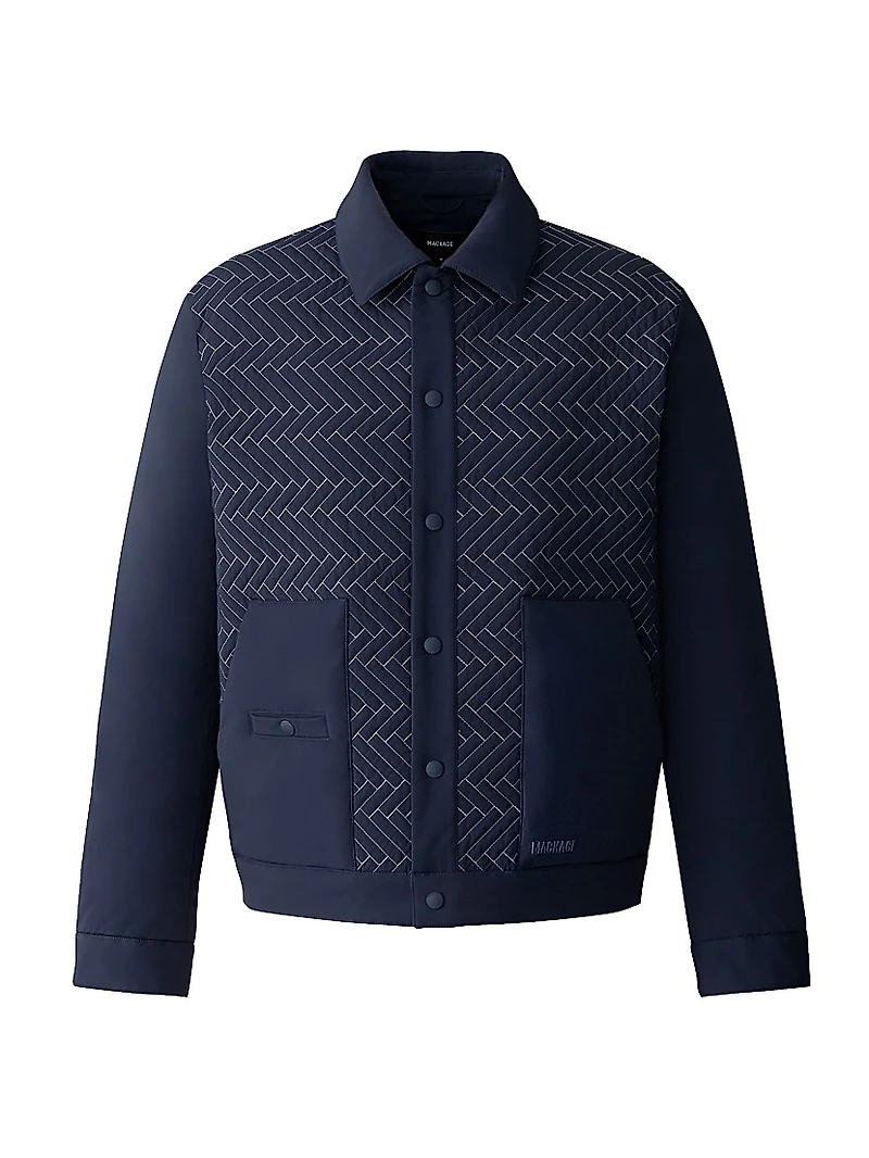 Maxwell Quilted Down Shirt Jacket