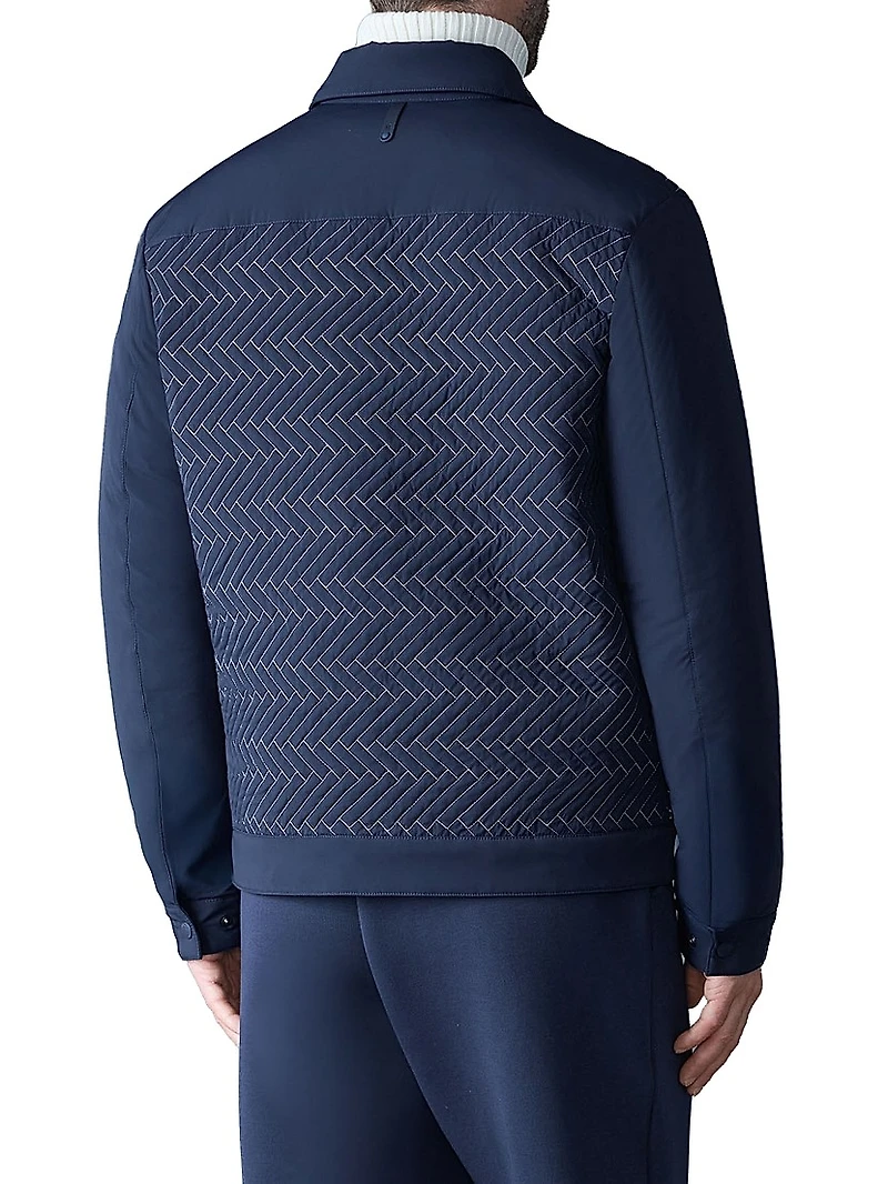 Maxwell Quilted Down Shirt Jacket