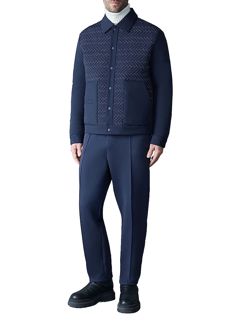 Maxwell Quilted Down Shirt Jacket
