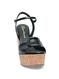 Nizza Leather Wedge Sandals