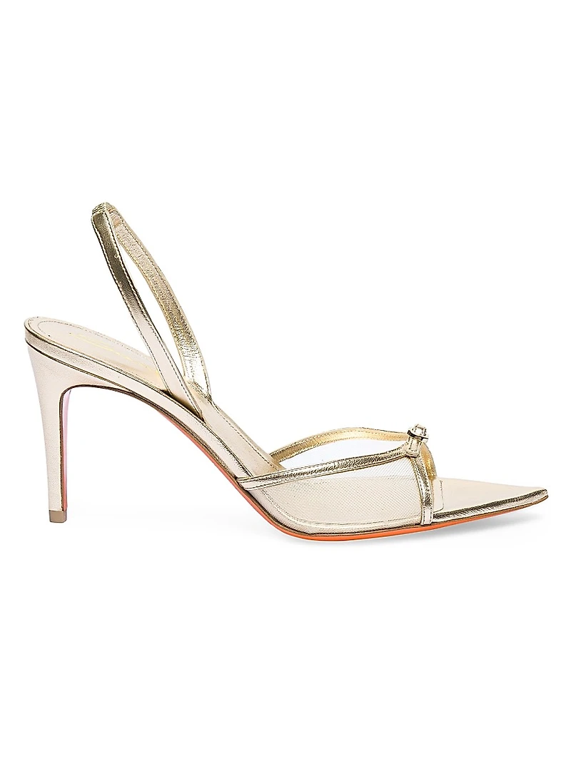 Lola 85MM Leather Sandals