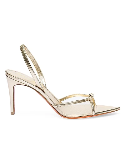 Lola 85MM Leather Sandals