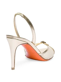 Lola 85MM Leather Sandals