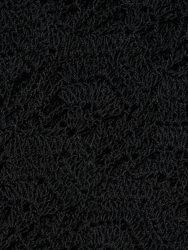 Yoko Open-Knit Cotton Maxi Sweaterdress