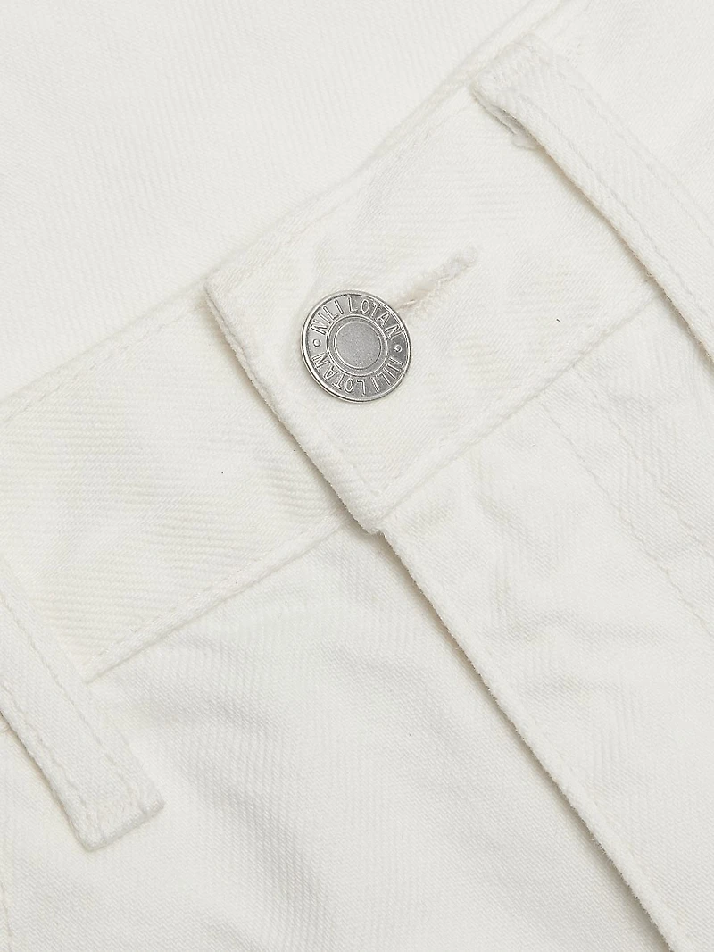 Calla Raw-Edge Ankle Jeans