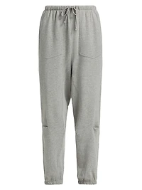 Dulce Cotton-Blend Jersey Drawstring Sweatpants