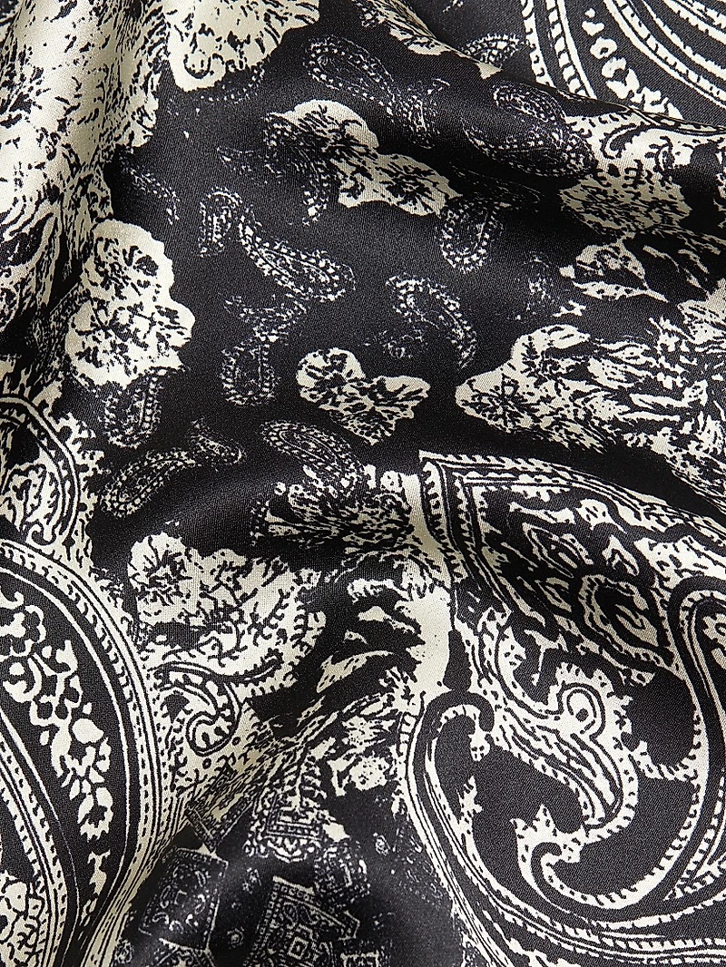 Cami Paisley Silk Gown
