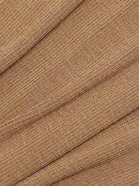 Hettie Silk Rib-Knit Short-Sleeve Sweater