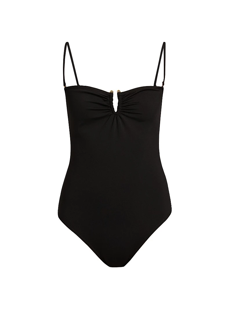 Semi-Sweetheart One-Piece Swimsuit