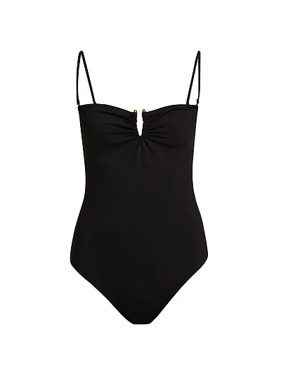 Semi-Sweetheart One-Piece Swimsuit
